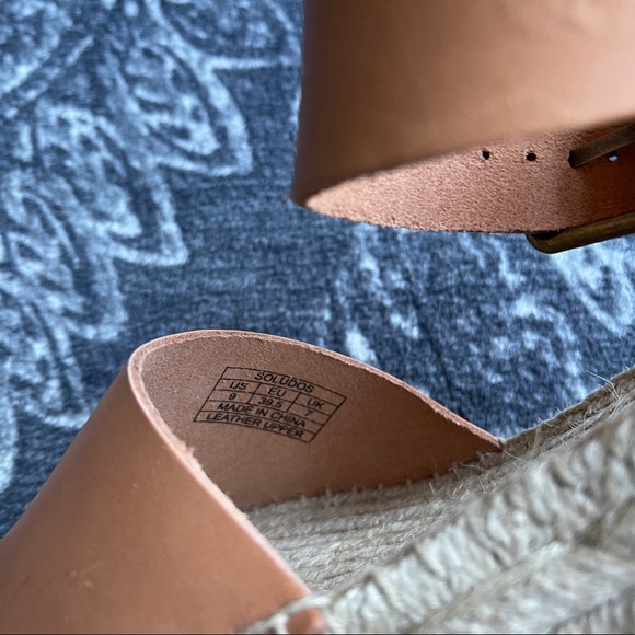 Soludos Minorca High Platform Sandal Nude Size 9 - Picture 10 of 13